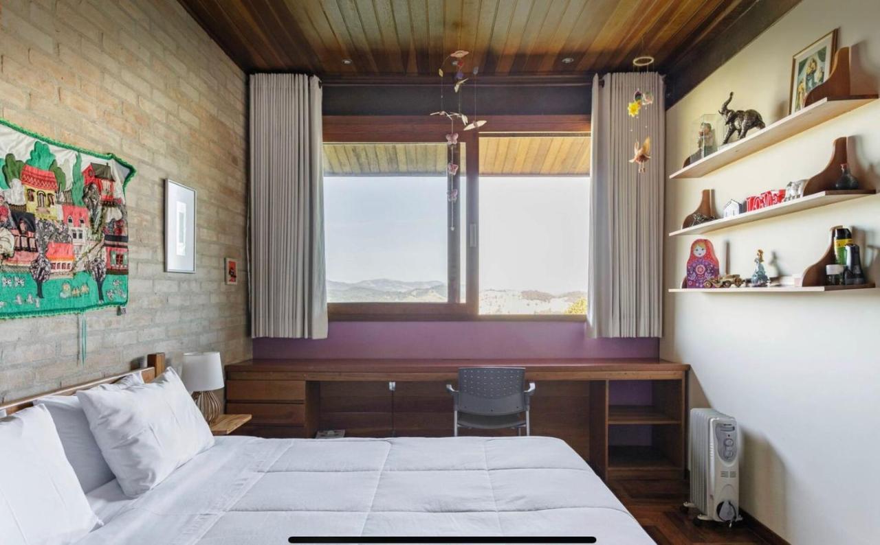 Casa De Vidro Com Vista Mantiqueira - Com Cafe E Staff Βίλα Campos do Jordão Εξωτερικό φωτογραφία