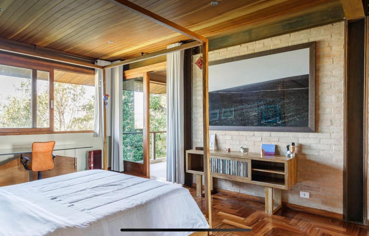 Casa De Vidro Com Vista Mantiqueira - Com Cafe E Staff Βίλα Campos do Jordão Εξωτερικό φωτογραφία