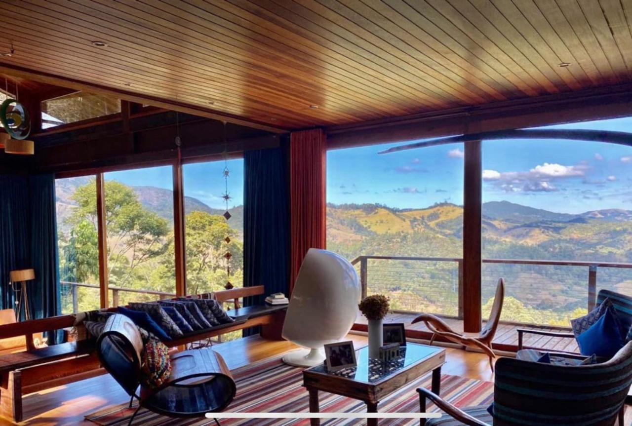 Casa De Vidro Com Vista Mantiqueira - Com Cafe E Staff Βίλα Campos do Jordão Εξωτερικό φωτογραφία