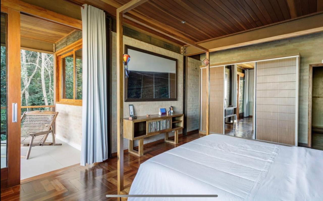 Casa De Vidro Com Vista Mantiqueira - Com Cafe E Staff Βίλα Campos do Jordão Εξωτερικό φωτογραφία