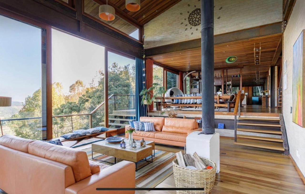 Casa De Vidro Com Vista Mantiqueira - Com Cafe E Staff Βίλα Campos do Jordão Εξωτερικό φωτογραφία