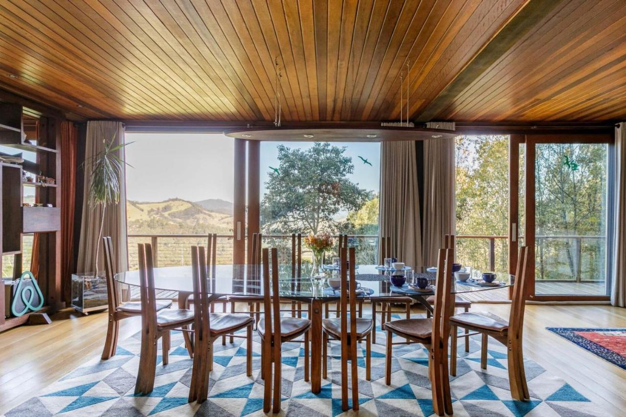 Casa De Vidro Com Vista Mantiqueira - Com Cafe E Staff Βίλα Campos do Jordão Εξωτερικό φωτογραφία