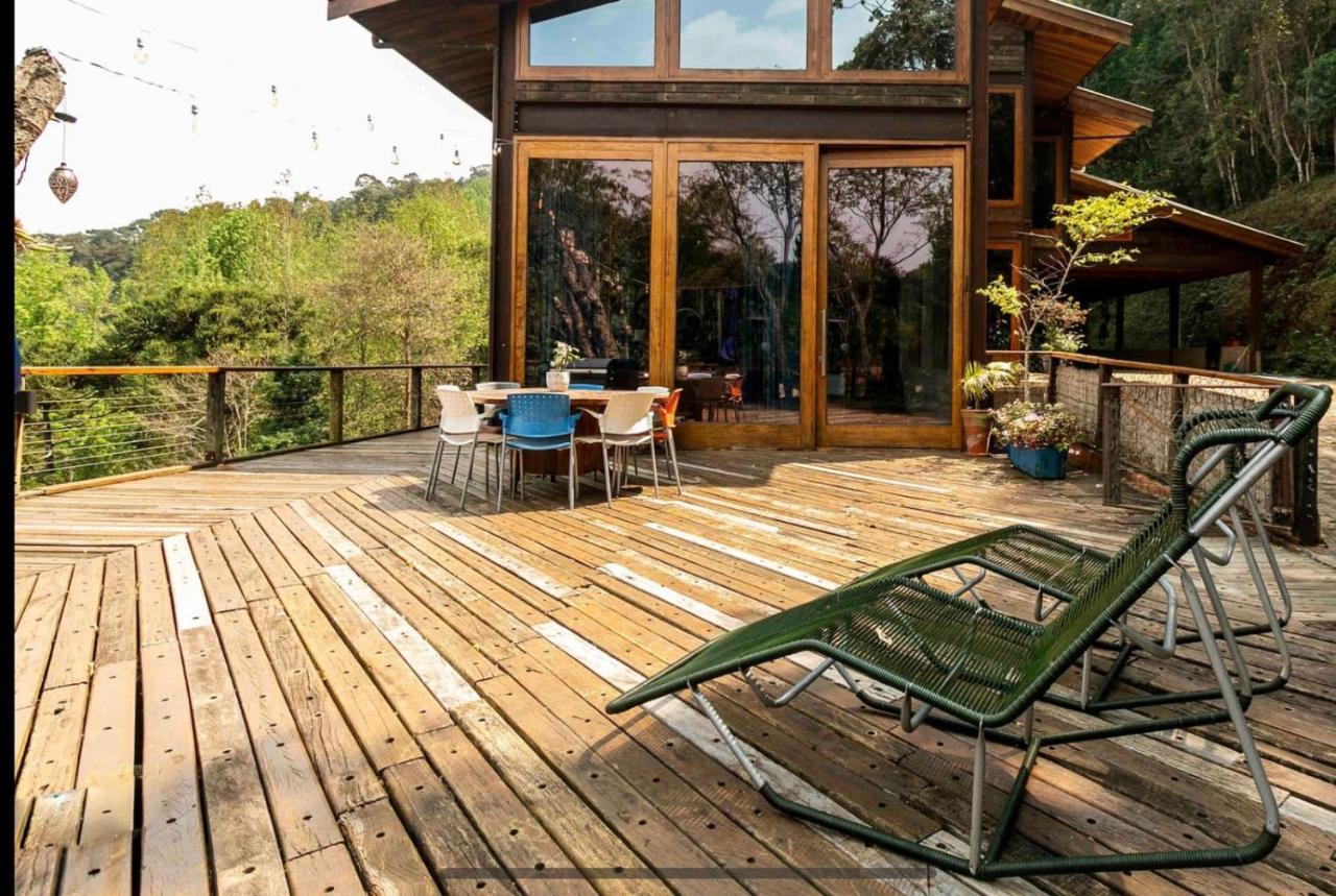 Casa De Vidro Com Vista Mantiqueira - Com Cafe E Staff Βίλα Campos do Jordão Εξωτερικό φωτογραφία