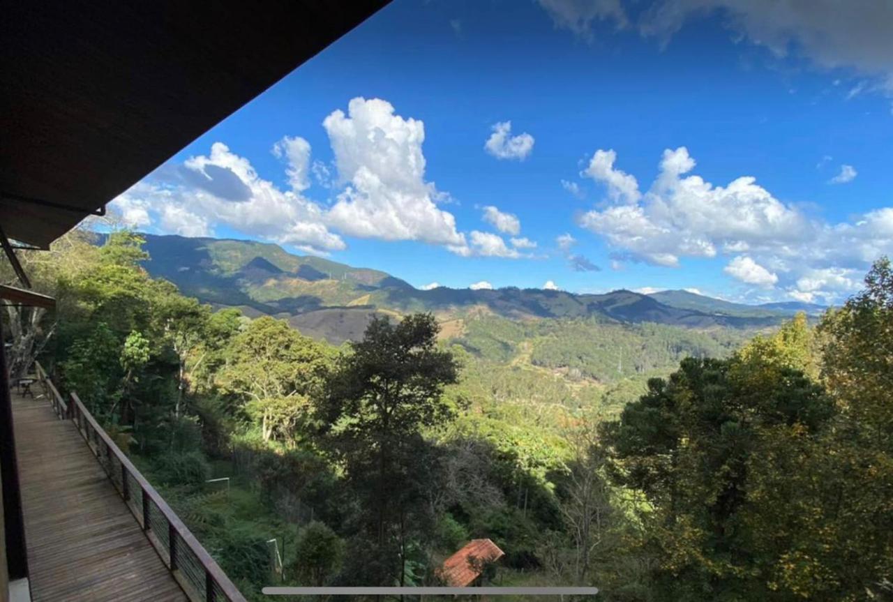 Casa De Vidro Com Vista Mantiqueira - Com Cafe E Staff Βίλα Campos do Jordão Εξωτερικό φωτογραφία